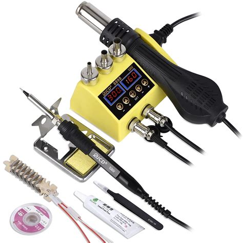 JCD WM 8898 2 In 1 750W Soldering Station 80W 110V 220V Digital