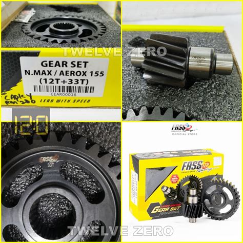 Fasstek Hyper Racing Gear Ratio Set Nmax Aerox Nvx