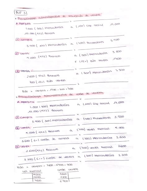 Sup Tema Supuesto Del Tema De Cotabilidad Ua Resuelto