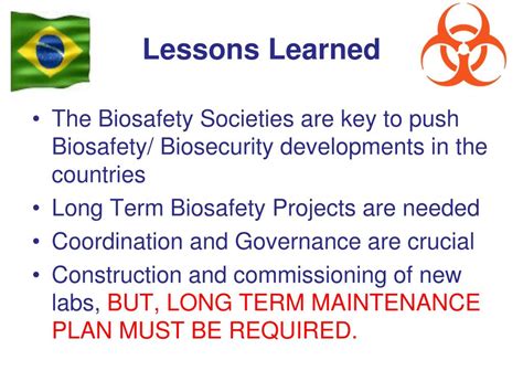 Ppt Biosafety And Biosecurity Overview Brazil Powerpoint