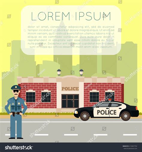 Vector Image Police Department Banner Stock Vector (Royalty Free) 413067754 | Shutterstock