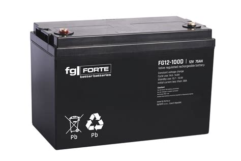 Akumulátor fgFORTE FG12-100D, 12V 100Ah, deep cycle | fgFORTE - lepší ...