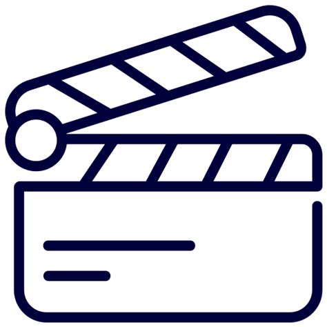 Film Slate Generic Detailed Outline Icon