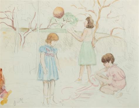 Sold Price Julie Manet 1878 1966 Trois Enfants Jouant December 1