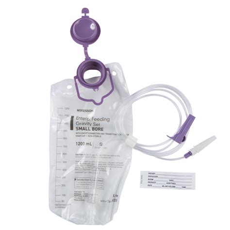 Mckesson Gravity Feeding Bag Set Ml Carewell