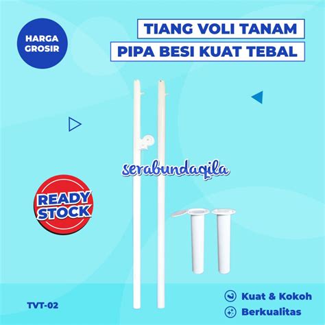 Jual Tiang Bola Voli Tanam Tvt Pabrik Grosir Shopee Indonesia