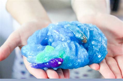 Ocean Slime Recipe How To Make Ocean Blue Slime With Clear Glue