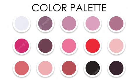 Premium Vector | Fashionable color palette. color swatches. vector ...