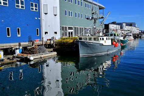 History of Old Port along Waterfront in Portland, Maine - Encircle Photos