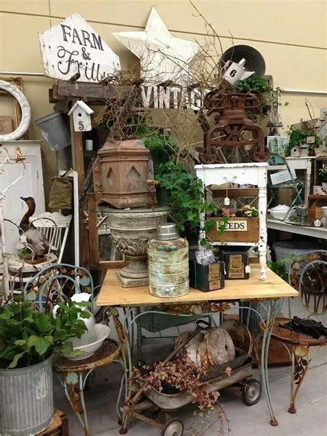 Pin By Kathy Wall On Just Lovley Vintage Booth Display Antique Booth