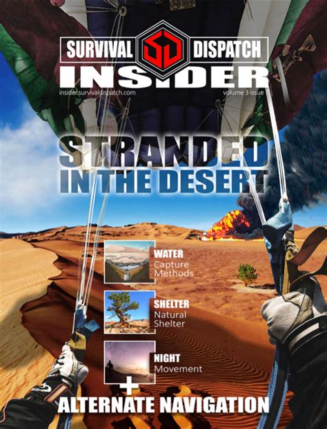 Survival Dispatch Sdi Vol Issue Stranded In The Desert