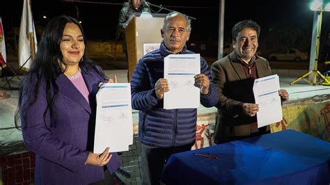 Gobierno Regional Y Municipio Concretan Firma Para La Ejecuci N De Tres