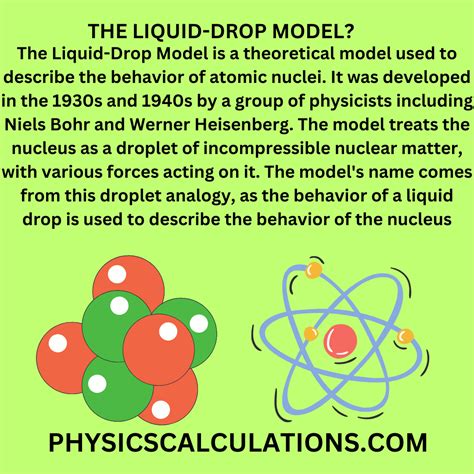 What Is The Liquid Drop Model Of The Nucleus