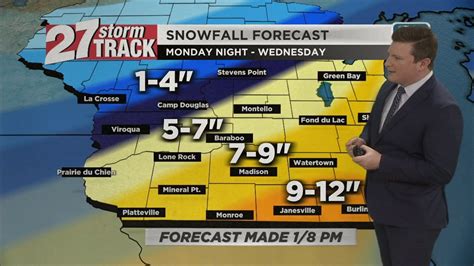 Winter Storm Warnings Going Into Effect Tuesday Morning Youtube