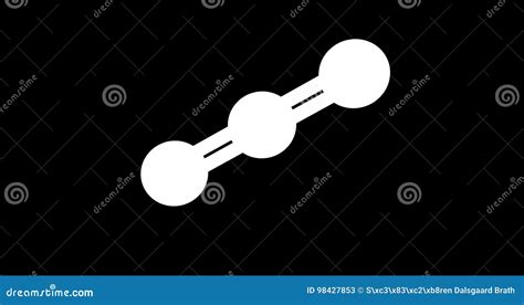 Carbon Dioxide Molecule, Rotating Seamless Loop, 3d Animation, 4k 30fps Stock Video - Video of ...