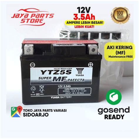 jual aki motor beat scoopy supra vixion supra   yuasa ytzs