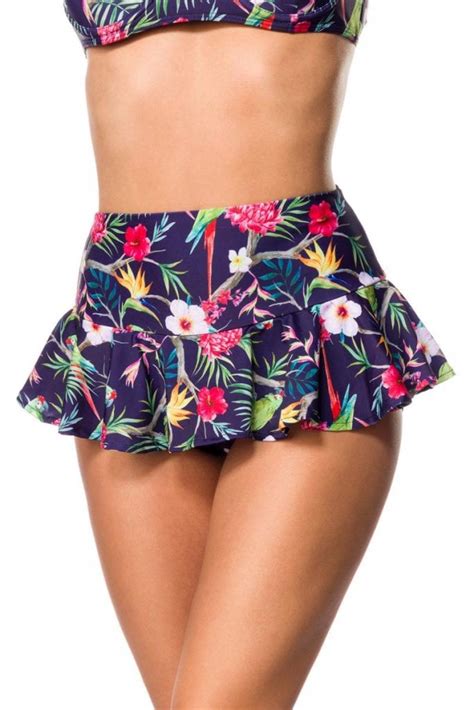 Floral Bikini Skirt Swimwear Oddsailor