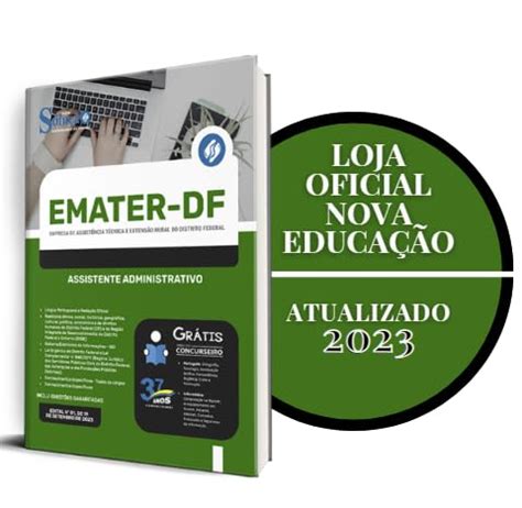 Apostila Emater Df Assistente Administrativo Amazon Br