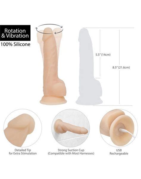 Vibrador Realista Rotador Naked Addiction Pulgadas Divino Placer