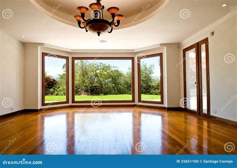 Empty Big Living Room Stock Photo - Image: 25651100