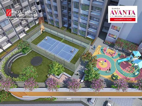 Official Ganga Avanta Bhk Flats In Magarpatta Road Pune