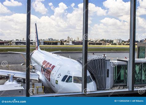 Congonhas Airport editorial stock image. Image of building - 112853254