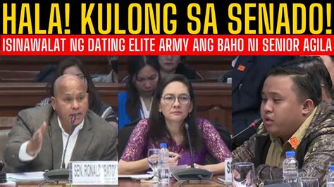 Grabe Senior Agila Binuking Nang Dating Elite Army Agila Sen Bato