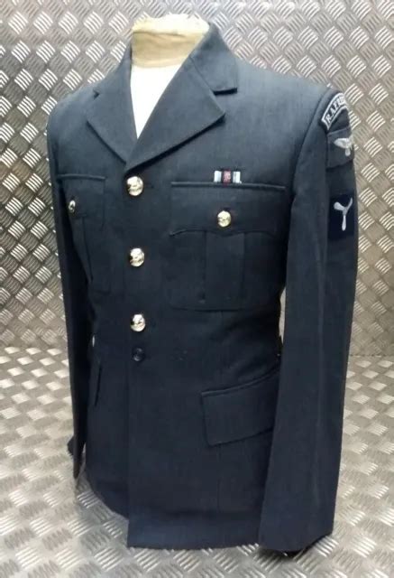 Raf No1 British Air Force Blue Uniform Dress Jacket Queens Colour