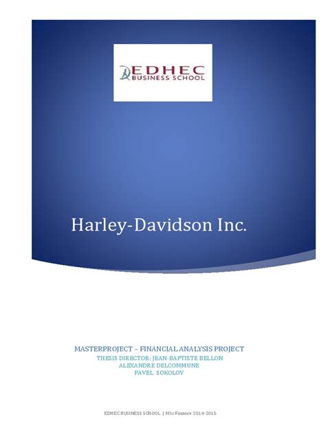 harley davidson financial valuation  harley davidson dividend