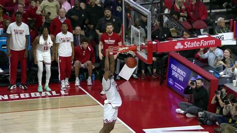 Jayden Taylor Rises And Slams It Home For Nc State Espn Video