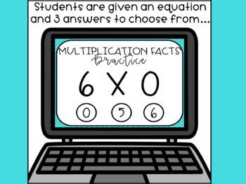 Multiplication Flash Cards Fact Fluency Practice And Assessment Bundle