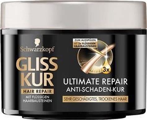 Schwarzkopf Gliss Kur Ultimate Repair 200ml Haarmasker Vrouwen Bol