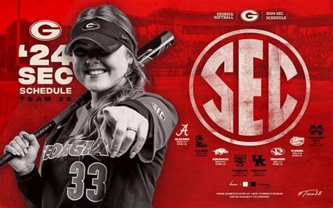 Georgia Bulldogs Softball Schedule 2024 - Adrea Ardella