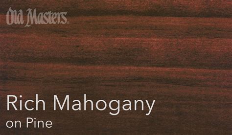 Rich Mahogany Pine Stain On Pine Mahogany Stain Red Mahogany Stain