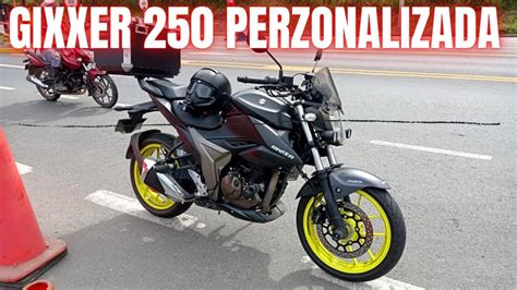 Suzuki Gixxer 250 Personalizada Parte 2 YouTube