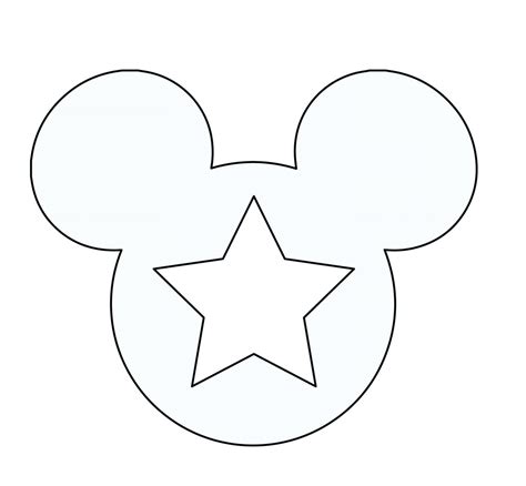 Free Printable Minnie Mouse Ears Template - Free Printable