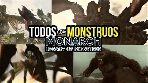 Los Monstruos Que Veremos En Monarch Legacy Of Monsters Youtube