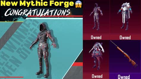 Pubg New Mythic Forge Lucky Spin Killing Machine Set Is Back PUBG