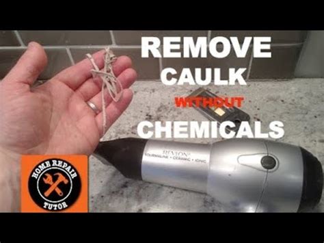 Easily Remove Silicone Caulk By Home Repair Tutor Youtube