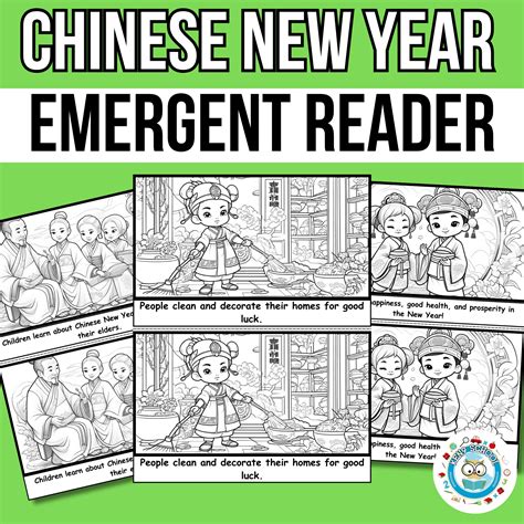 Chinese New Year Emergent Reader Mini Book|Lunar New Year Activities ...