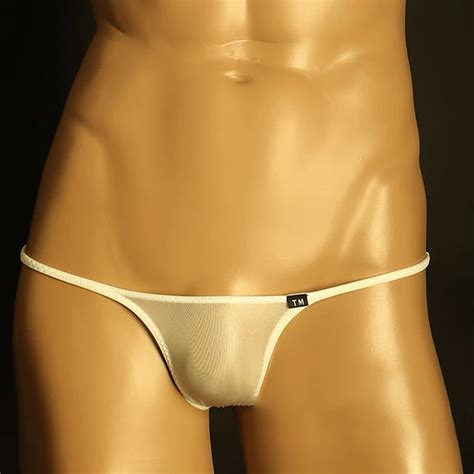 Open Butt G String Men Thongs Sexy Sheer Pouch Briefs Low Rise Panties See Through Bikini T Back