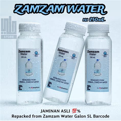 Air Zamzam Original 250ml Zamzam Asli Air Zamzam Arab Saudi Zamzam