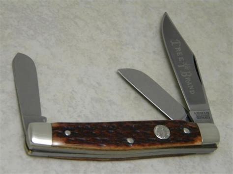 H Boker Co Solingen Germany Tree Brand Bone Stockman Knife