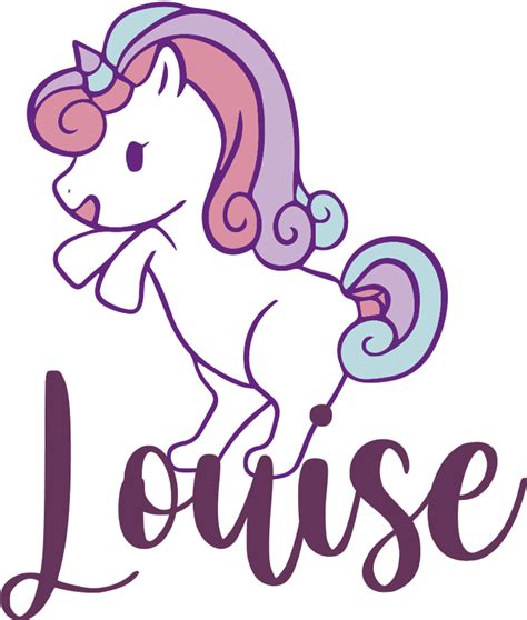 Autocollant Personnalis Dr Le Petite Licorne Tenstickers