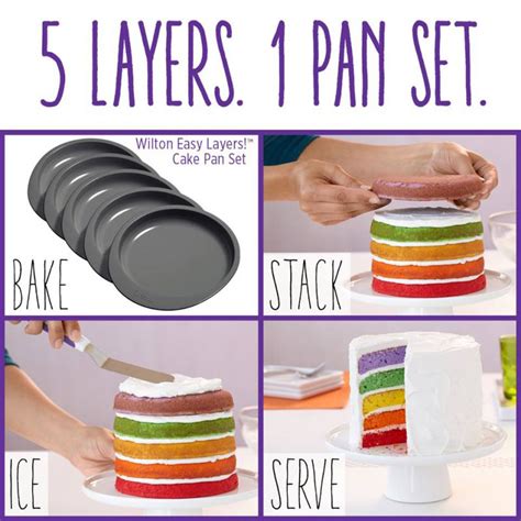 Wilton Easy Layers Cake Pan Set Cake Warehouse Nz