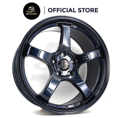 New Sport Rim Advan Racing Gt 18x85 5h112 1143 Et42 Dark Blue 18 Inch