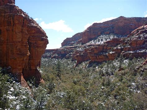 Red Rocks Schnebly Hill Sandstone Fay Canyon Trail Sedona Arizona