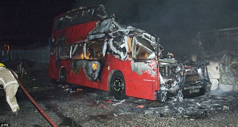 Twenty Buses Gutted And 200 People Forced To Flee Their Homes As Fire