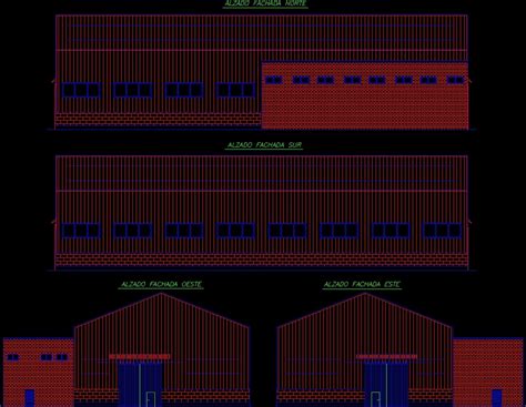 Nave With Bridge Crane DWG Section For AutoCAD Designs CAD