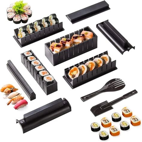 ZESTAW DO ROBIENIA SUSHI PROFESJONALNY 10 SZT SUSHI MASTER 10 SZT